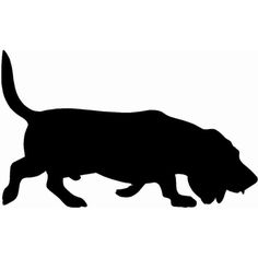 Coon Dog Silhouette