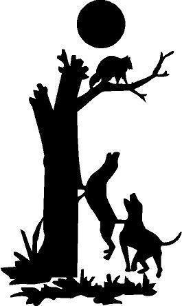 Coon Dog Silhouette at GetDrawings | Free download