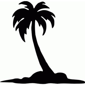 300x300 Palm Tree Silhouette