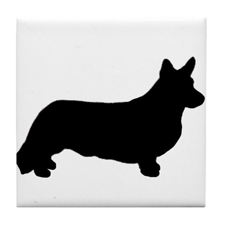 460x460 Cwc Silhouette Black Tile Coaster By Puppyloveam
