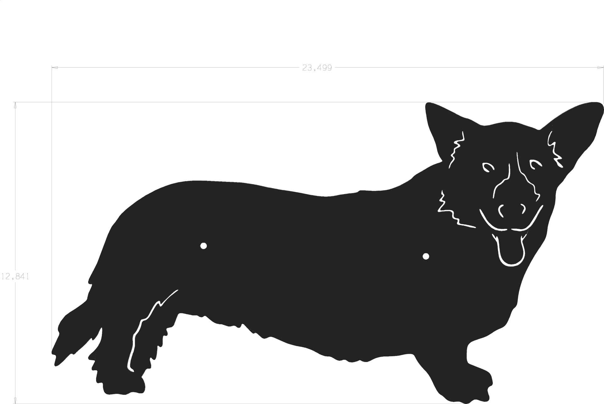 1920x1283 Corgi Silhouette