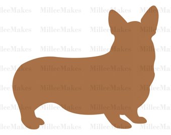 340x270 Corgi Silhouette Etsy
