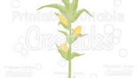 280x158 Corn Stalk Stickers Empat Sticker
