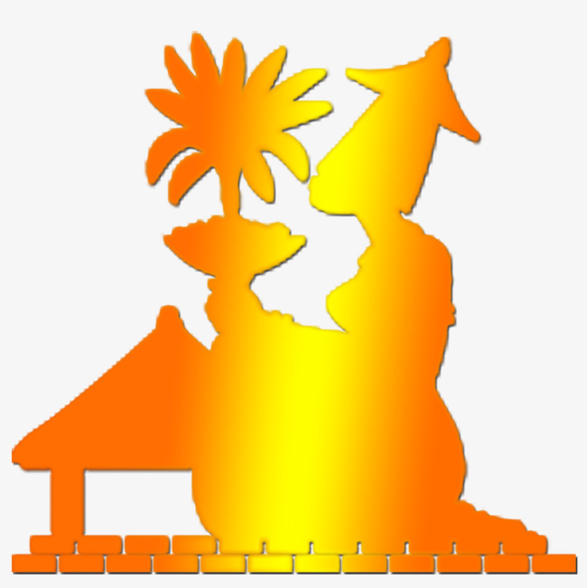 650x651 People Silhouette Vector Graphics, Hat Man, Cottage, Clifford Png