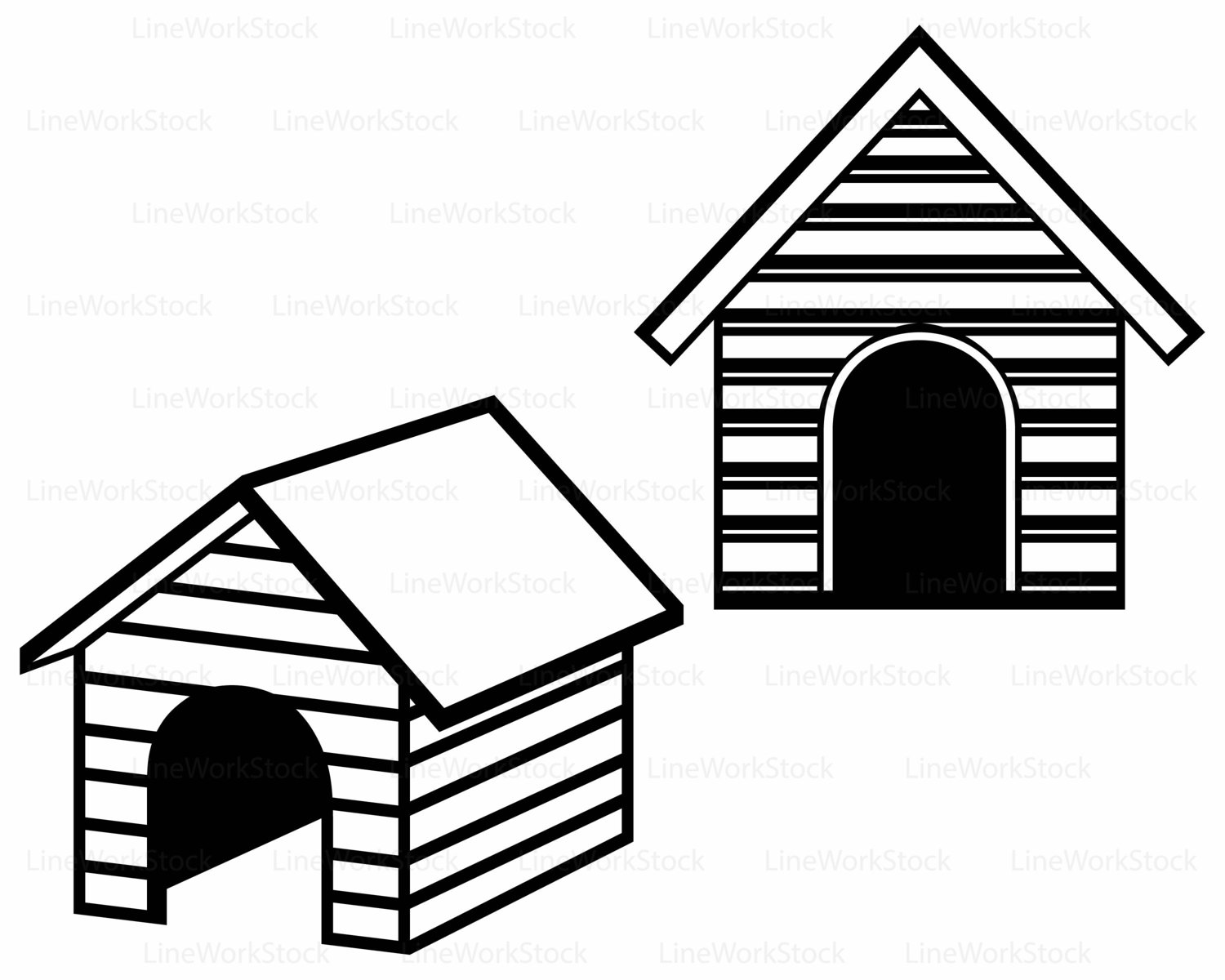 1500x1200 Dog House Svghouse Dog Clipartdog House Svghouse Dog Silhouette