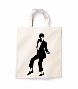 263x300 Michael Jackson Silhouette Canvas Tote Shopping Bag Cotton Printed