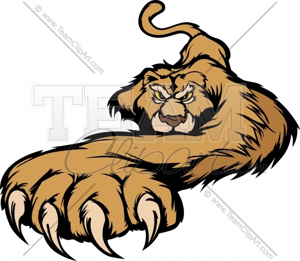 590x513 Claws Clipart Cougar Mascot