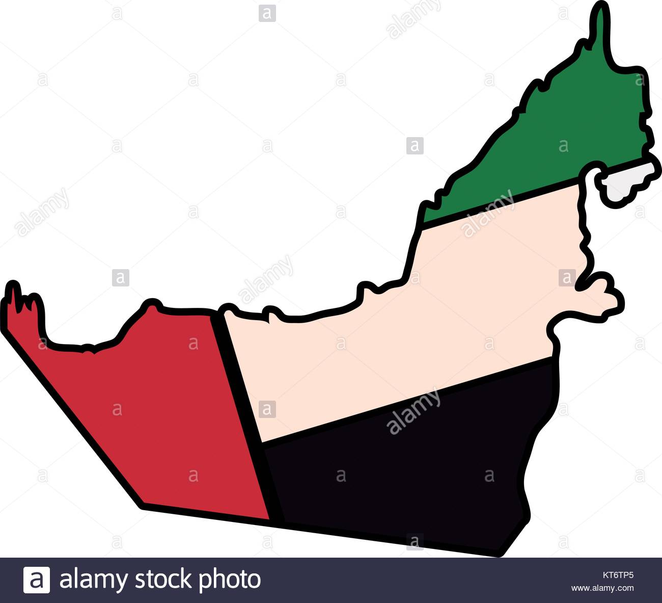 1300x1183 United Arab Emirates Country Silhouette Stock Vector Art