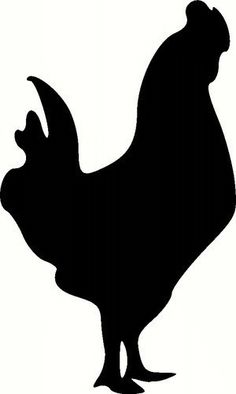 236x394 Chicken Hen Roosters Silhouette Silhouettes, Clip Art And Graphics