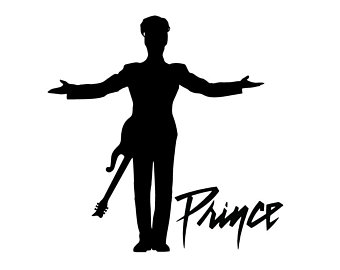 340x270 Prince Silhouette Etsy