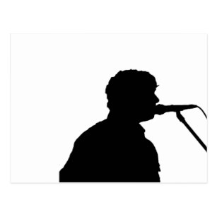 307x307 Singer Silhouette Postcards Zazzle