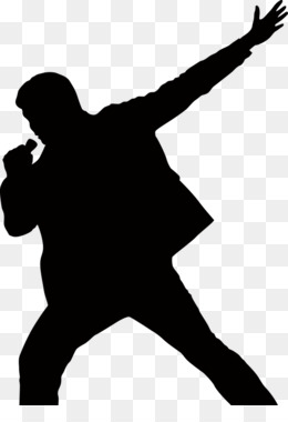 260x380 Singer Silhouette Singing Male Clip Art