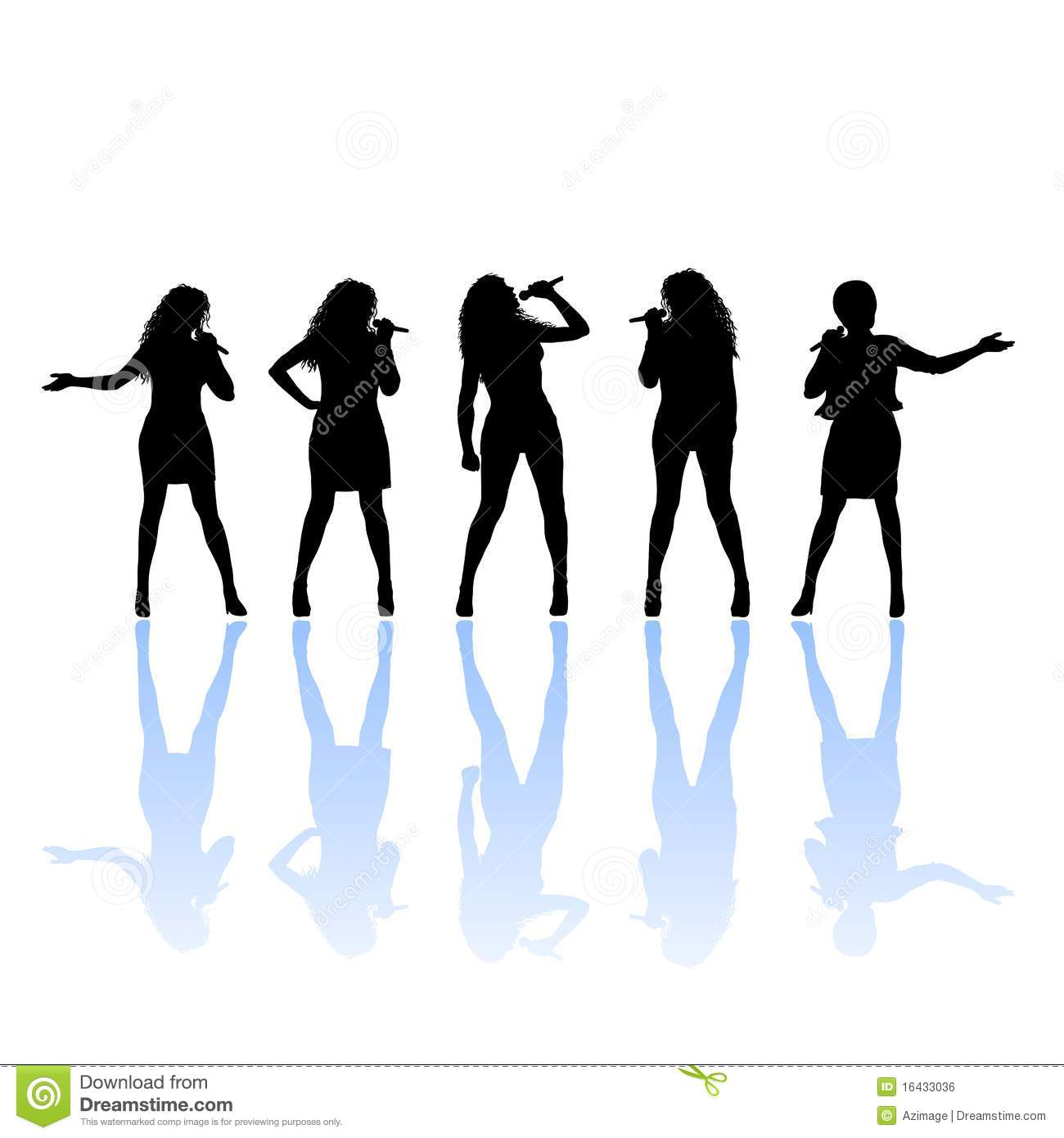 1300x1390 Girl Singing Clip Art Silhouette Of Female Singer Royalty Free