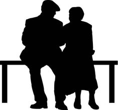 235x218 Silhouette Of A Couple Holding Hands Stock Vector