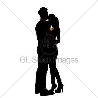 325x325 Silhouette Of Asian Couple Dancing Gl Stock Images