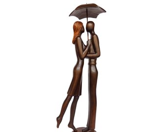 340x270 Kissing In Rain Art Etsy