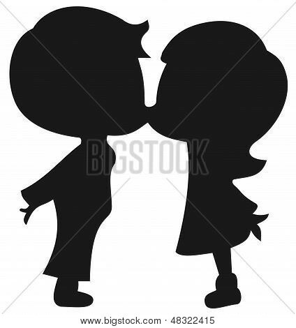 424x470 Kiss Silhouette Cienie Silhouettes And Craft