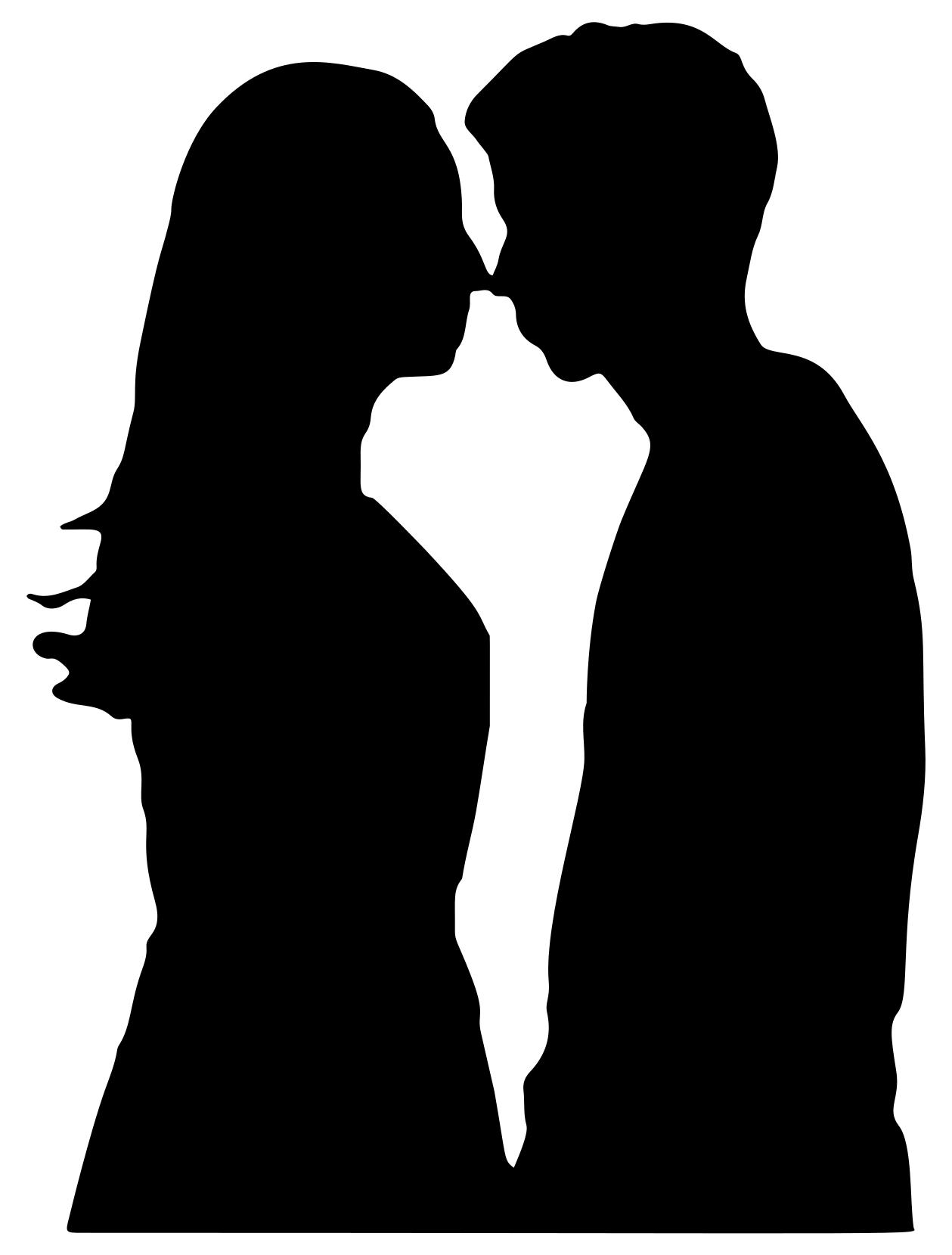1259x1659 Girlfriend And Boyfriend Silhouette Clipart