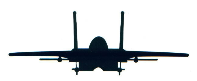 648x269 Vinyl Military Aircraft Decals For Your Car, Windows Or Helmets