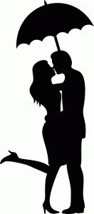 132x300 Different Silhouettes Of Couples. Vinyl Design