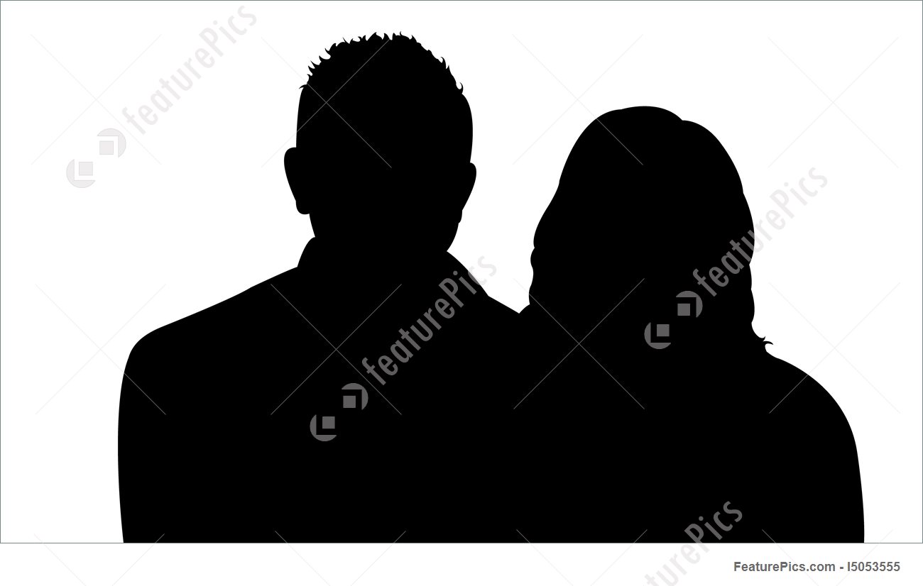 1300x826 Couple Silhouette Vector