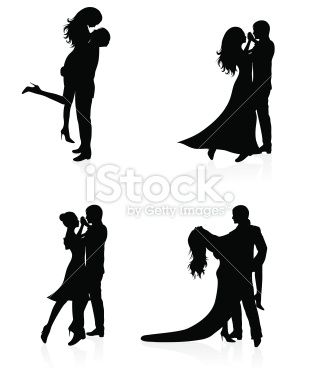 313x380 Set Of Vector Silhouettes Of Dancing Couples. Dancing Couple