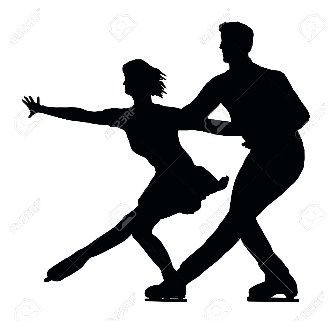 1300x1242 Couple Clipart Ice Skating