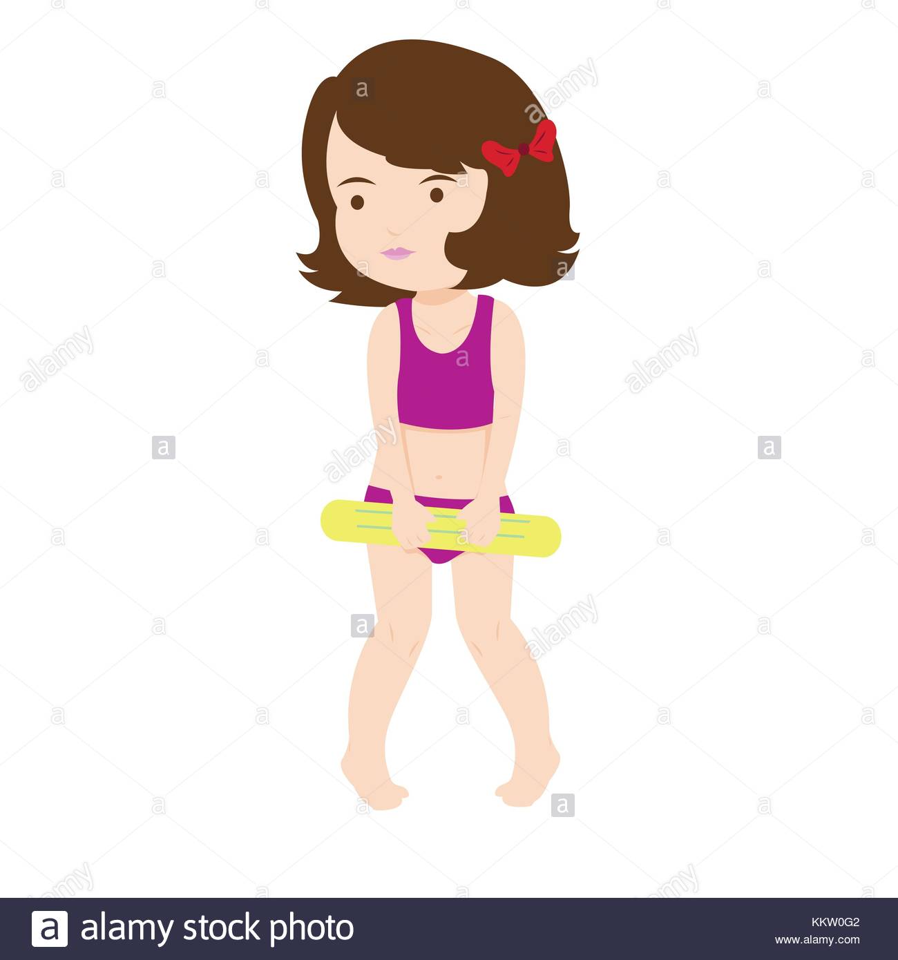 1300x1390 Little Girl Beach Cut Out Stock Images Amp Pictures