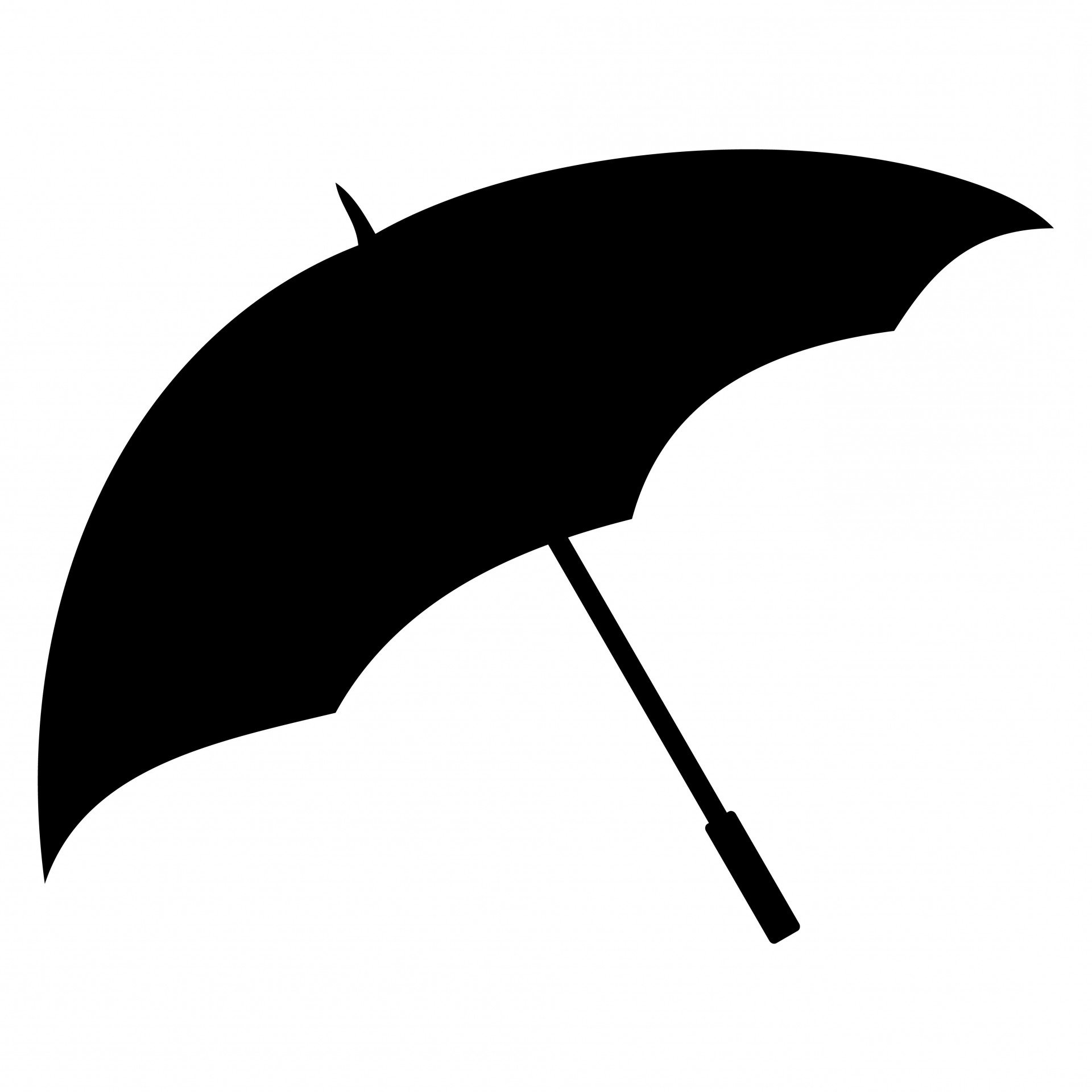 Couple With Umbrella Silhouette at GetDrawings | Free download