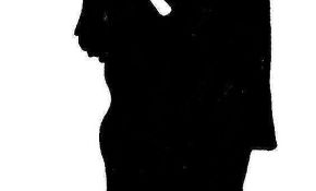 290x175 Couple Under Umbrella Painting