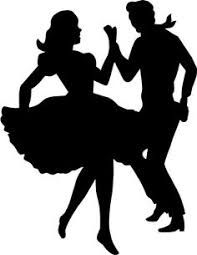 197x255 Pictures 50s Dancing Couple Silhouette,