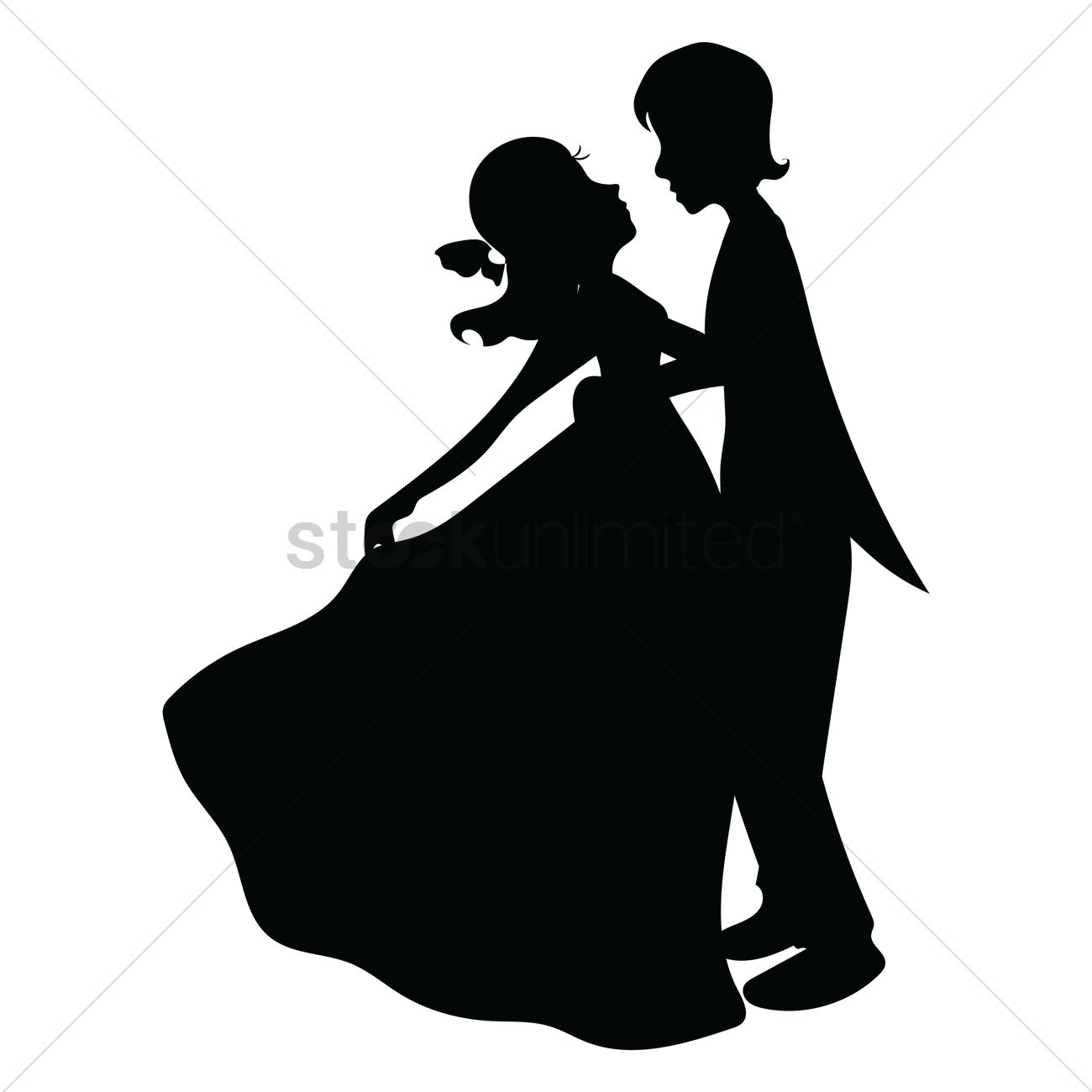 1300x1300 Couple Dancing Vector Image