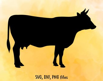 340x270 Cow Silhouette Etsy