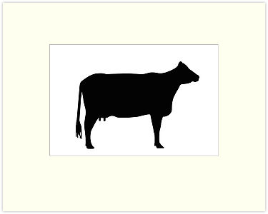375x300 Cow Head Silhouette Clip Art Clipart Library