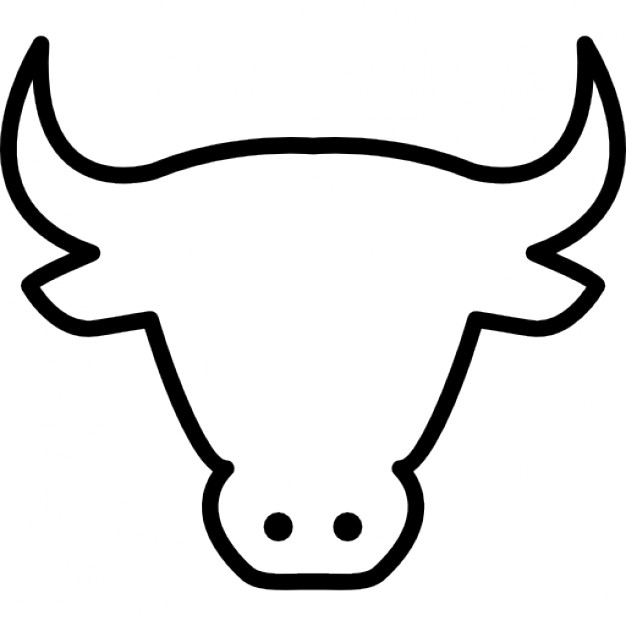 626x626 Cow Head Outline Icons Free Download