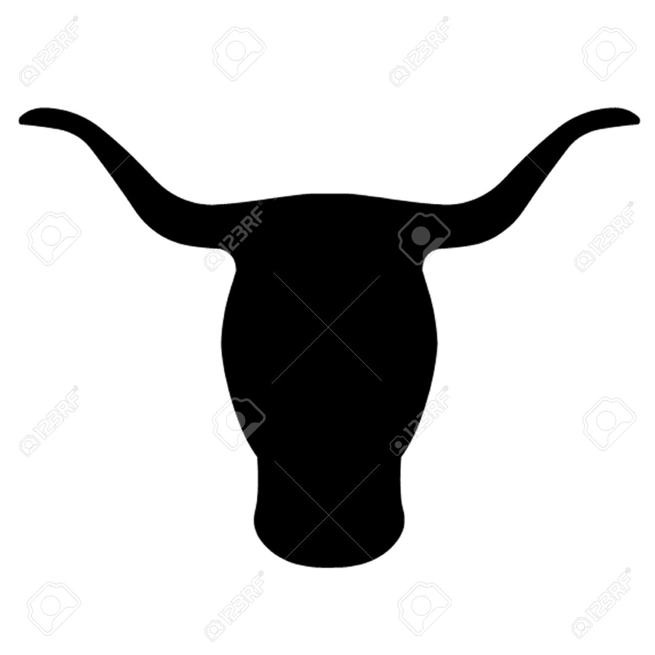 1300x1300 Steer Head Clipart