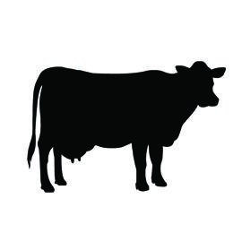 270x270 Cow Silhouette Stencil Stencils!! Cow, Stenciling