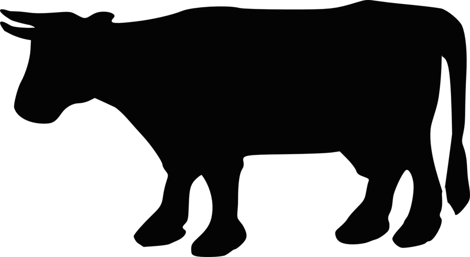 958x525 Public Domain Clip Art Image Cow Silhouette 2 Id