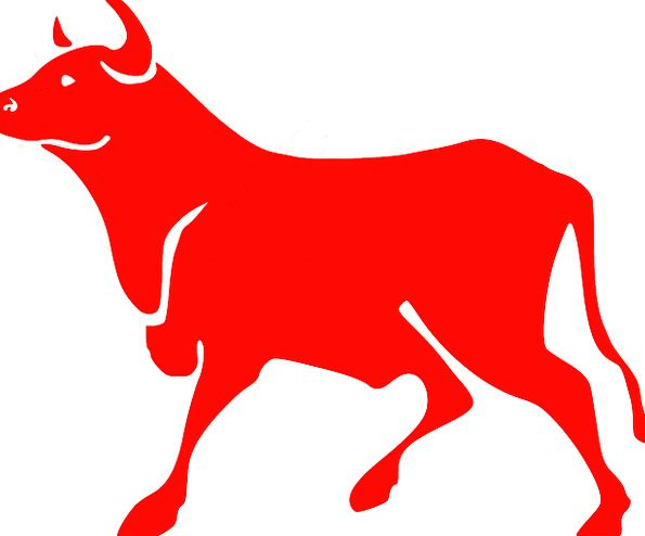 595x494 Bull, Decree, Bloodshot, Bovine, Stupid, Red, Horns, Sirens