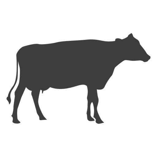 512x512 Cow Silhouette Vector