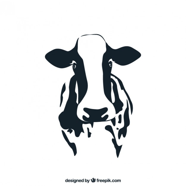 626x626 Cow Vector Free Download