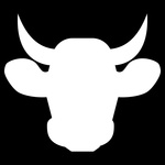150x150 Cow Silhouette Royalty Free Vector Clip Art Image
