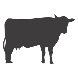 Cow Silhouette Vector at GetDrawings | Free download