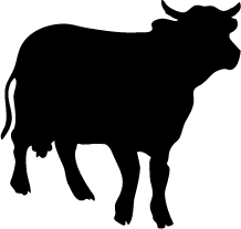 218x207 Cow Silhouette Silhouette Of Cow