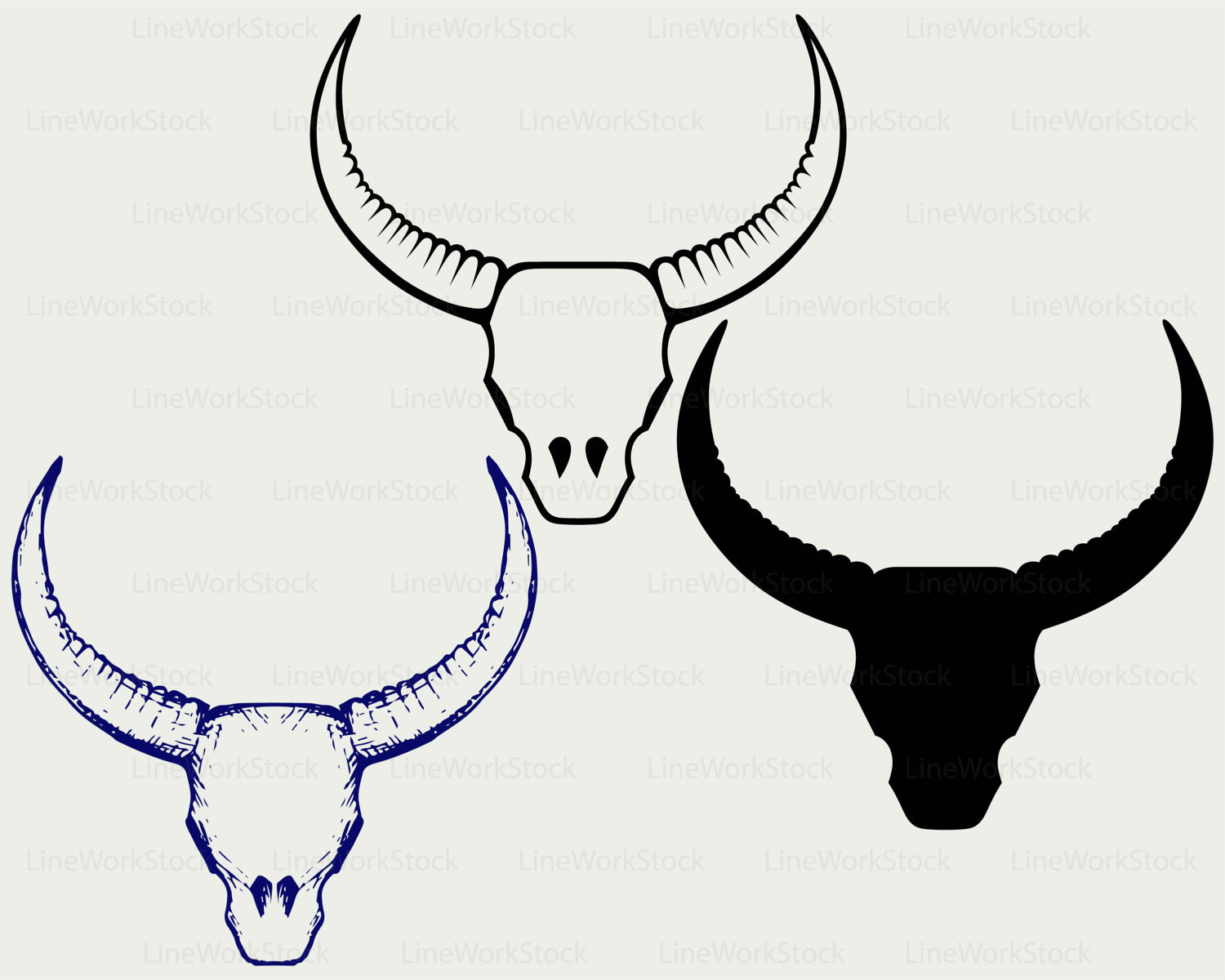 1500x1200 Skull Bull Svgull Horns Clipartskull Svghorns Silhouetteskull