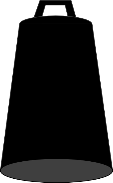 366x592 Cow Bell Clip Art