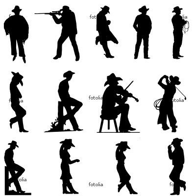 400x400 Some Of These Cowboy Silhouettes Might Be Cute For The Bulletin
