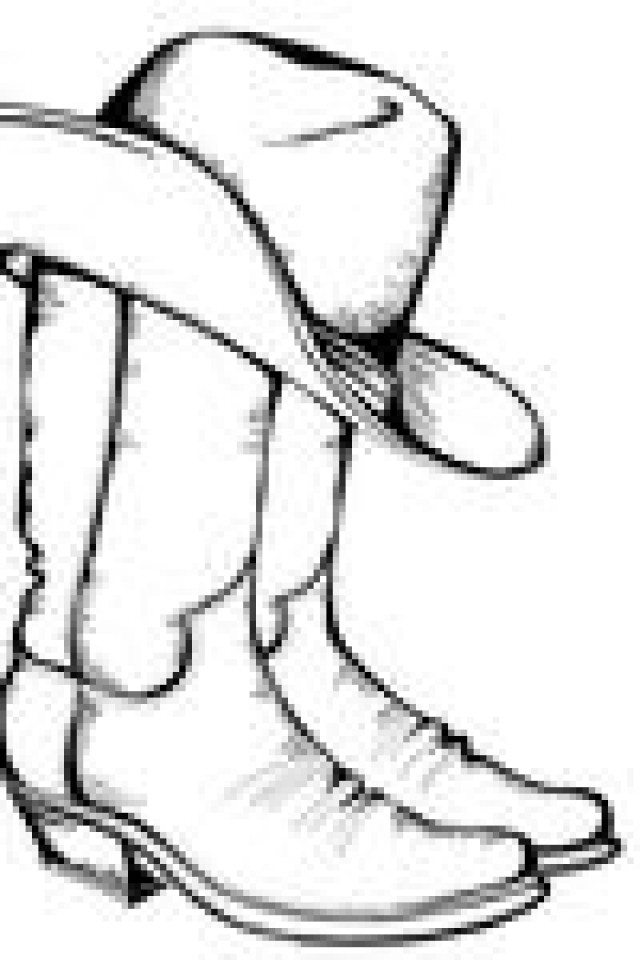 640x960 Cowboy Boot Pictures Ofwboy Hats And Boots Clipart Clipartix