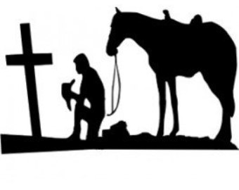 340x270 Praying Cowboy Cross Etsy