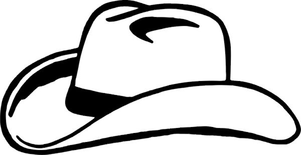 Cowboy Hat Silhouette Clip Art at GetDrawings | Free download